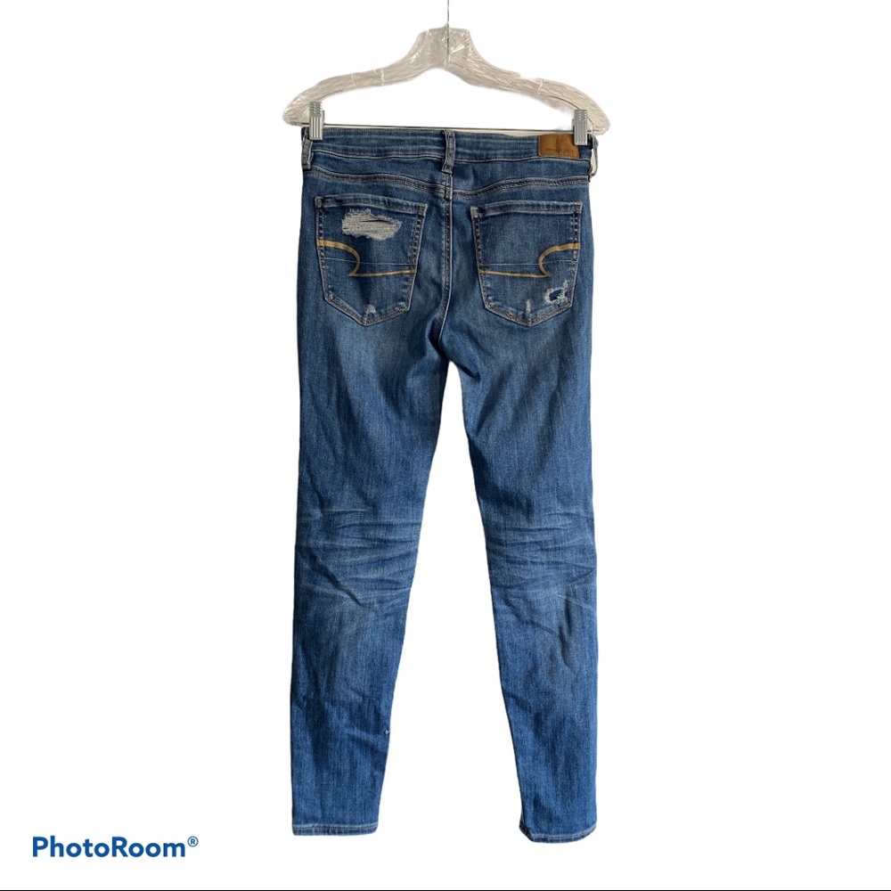Hi Rise Frayed Jeggings - Picture 4 of 10